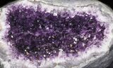 Deep Purple Amethyst Geode - Top Quality #30922-1